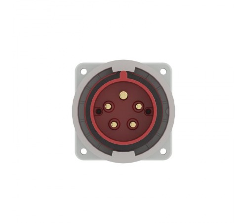 Вилка панельная прямая IP67 32А 3P+E+N 400В  DIS2483297  DKC