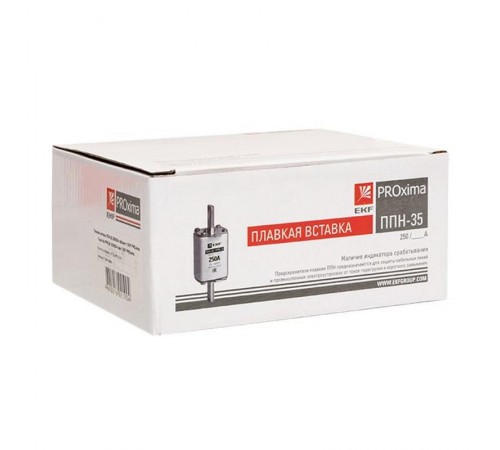 Плавкая вставка ППН-35 250/100А габарит 1  fus-35/250/100  EKF
