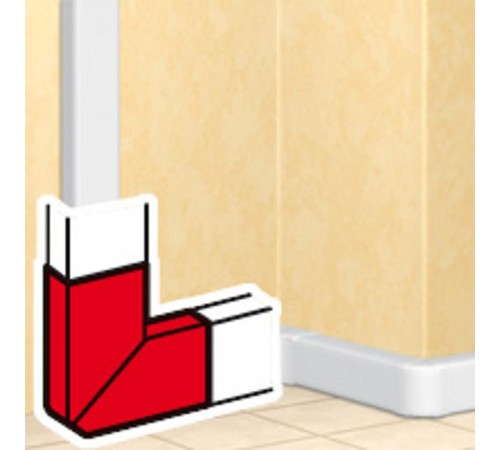 Угол плоский для 50*80 DLP  010767  Legrand