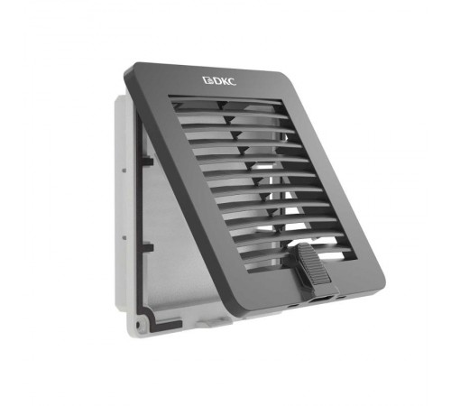 Вентиляционная решетка с фильтром RF 150x150 мм, IP54, RAL9005  R5RF12B  DKC