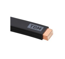 Шина медная гибкая изолированная ШМГ 10х(80х1), 2м,  SQ0841-0019  TDM