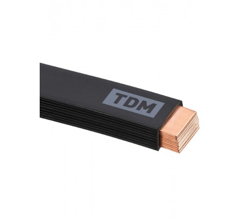 Шина медная гибкая изолированная ШМГ 10х(80х1), 2м,  SQ0841-0019  TDM