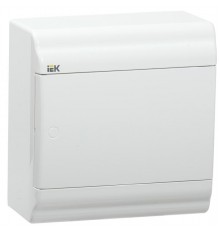 Корпус пластиковый навесной на 6 модулей ЩРН-П-6 IP41 (190х182х100мм) PRIME белая дверь  MKP82-N-06-WD-41-20  IEK