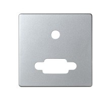 Simon 82 Накладка для коннектора VGA HD15, "мама" + мини-джек 3,5 мм, S82 Detail, алюминий  8200091-093  Simon