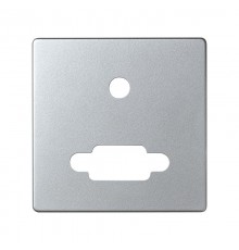 Simon 82 Накладка для коннектора VGA HD15, "мама" + мини-джек 3,5 мм, S82 Detail, алюминий  8200091-093  Simon