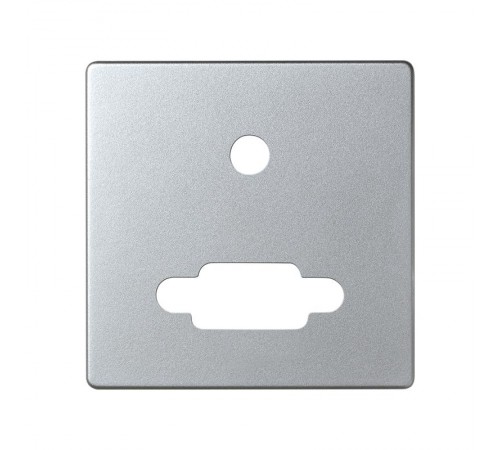 Simon 82 Накладка для коннектора VGA HD15, "мама" + мини-джек 3,5 мм, S82 Detail, алюминий  8200091-093  Simon