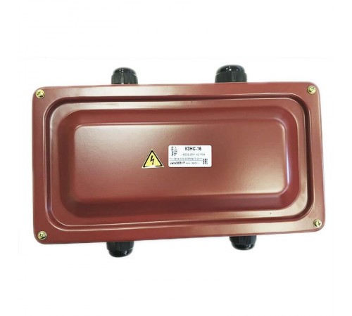 Коробка распределительная клеммная с зажимами наборными КЗНС-16 У2 IP54 пластиковый ввод  zeta30317  ГОФРОМАТИК