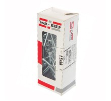 Гвоздь строительный оцинкованный 2,5х50 (300 г) - коробка с окном  102028  Tech-KREP