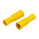 Разъем штекерный изолированный гнездо 5 мм 4-6 мм (РШи-м 6.0-5/РШИм 5,5-6-4) желтый  08-0232  REXANT