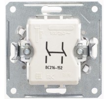 Wessen 59 Белый Выключатель 1-клавишный 2-х полюсной 16А (сх.2)  VS216-152-1-86  Schneider Electric