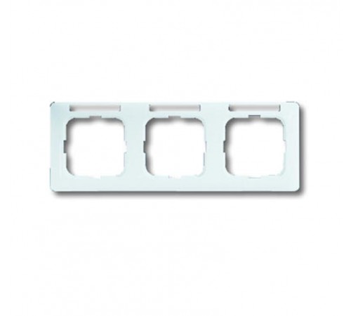 Рамка 3-постовая, горизонтальная, с полем для надписи, серия Reflex SI linear, цвет альпийский белый  1754-0-4062   2CKA001754A4062  ABB