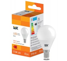 Лампа светодиодная Globe G45 400lm 3000K E14  LL-I-G45-5-230-30-E14  IEK