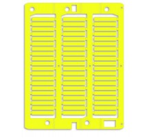 Маркировка для провода, жесткая, для трубочек. 4х23мм. Желтая  NUT23Y  DKC