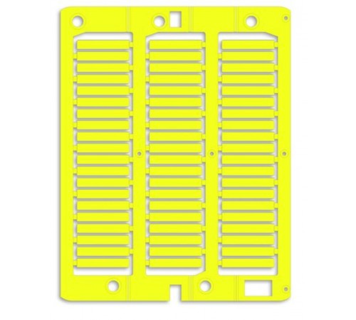 Маркировка для провода, жесткая, для трубочек. 4х23мм. Желтая  NUT23Y  DKC