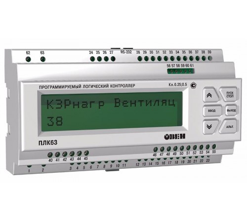 Программируемый логический контроллер ПЛК63-РИИИИИ-L  48824  ОВЕН