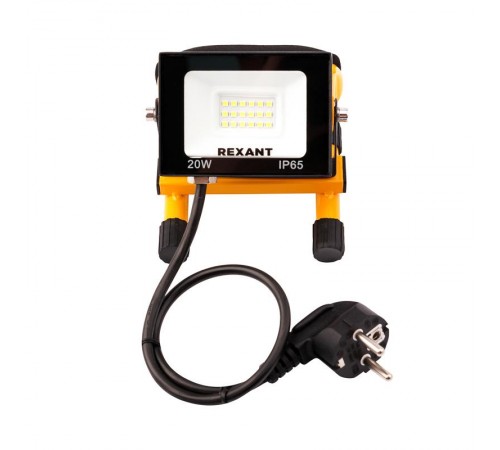 Прожектор-переноска СДО-EXPERT 20 Вт 1600 Лм 6500 K со шнуром 0,5 метра и евровилкой  605-020  Rexant