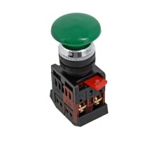 Кнопка AEA-22 "Грибок" зеленая NO+NC EKF PROxima  pbn-aea-g  EKF