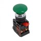 Кнопка AEA-22 "Грибок" зеленая NO+NC EKF PROxima  pbn-aea-g  EKF