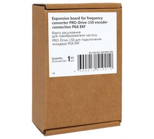 Карта расширения для преобразователя частоты PRO-Drive PD-150-ACC-ROTARY-PG6  PD-150-ACC-ROTARY-PG6  EKF