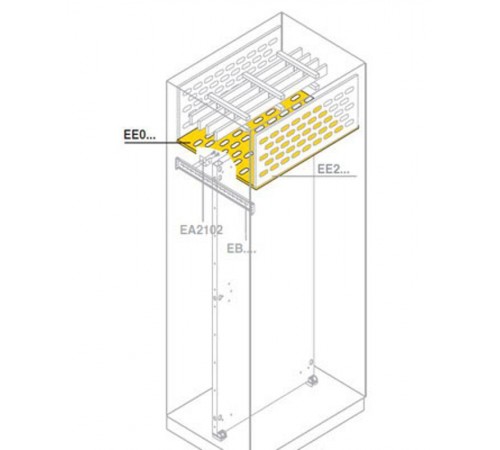 Перегородка горизонтальная 1000x800мм ШхГ  EE1080  ABB