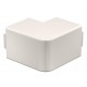 Крышка внешнего угла кабельного канала WDK 60x60 мм (ПВХ,кремовый) (WDK HA60060CW)  6160905  OBO Bettermann