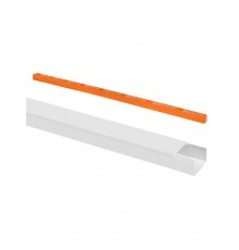 Кабель-канал 40х25 (2 шт по 2 м) белый (розн.упак.)  SQ0402-3808  TDM