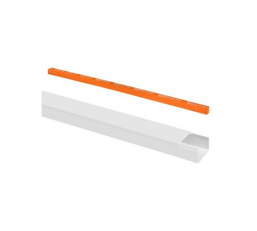 Кабель-канал 40х25 (2 шт по 2 м) белый (розн.упак.)  SQ0402-3808  TDM