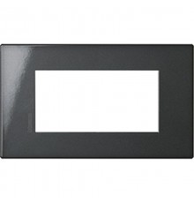 AXOLUTE Air рамка,итальянская модульность, 4 модуля, Антрацит  HW4804HS  Legrand