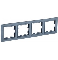 BRITE Рамка 4-ая РУ-4-БрМ маренго   BR-M42-K35  IEK