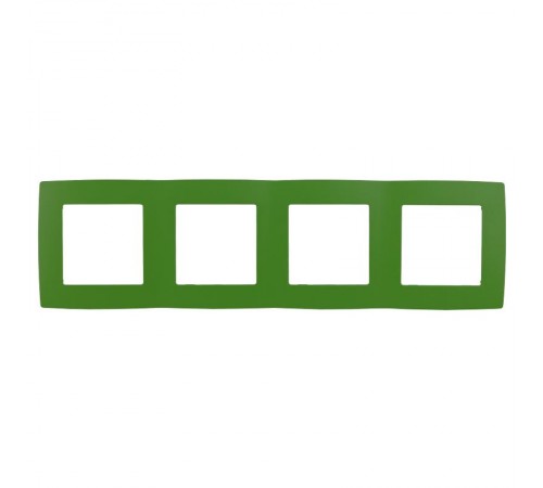 Рамка на 4 поста 12-5004-27  ,  зелёный  Б0019430  ЭРА