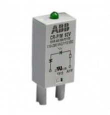 Светодиод зеленый CR-P/M-92V 110-230В AC/DC для реле CR-P, CR-M  1SVR405654R1100  ABB