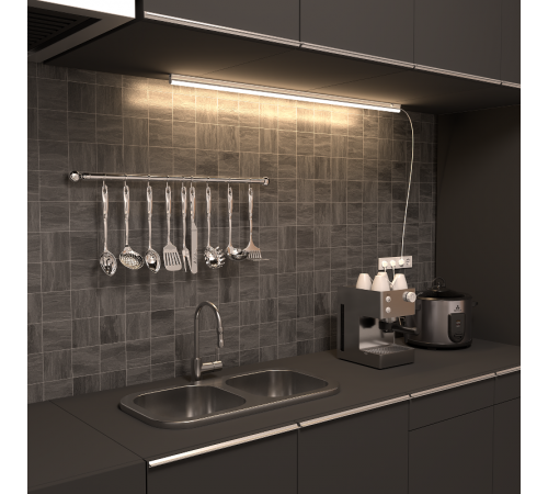 Светильник светодиодный TL Elementary линейный 18W 1500lm 4000K IP20 1165х22х33 LED 1/25  TL007  Gauss