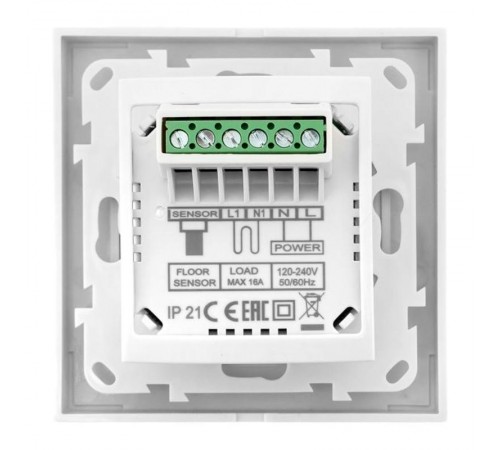 Термостат для теплых полов электронный белый 16 A 230В EKF  ett-10  EKF