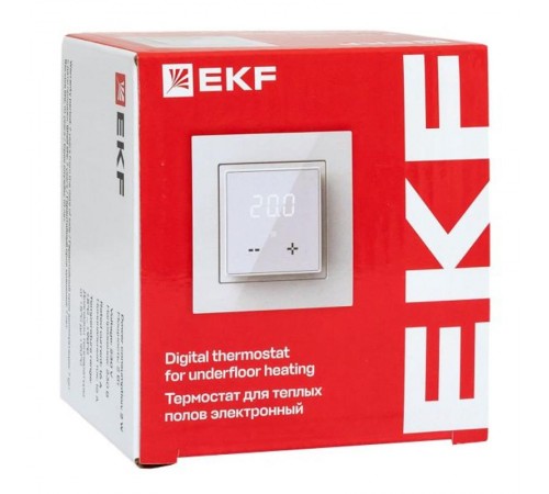 Термостат для теплых полов электронный белый 16 A 230В EKF  ett-10  EKF