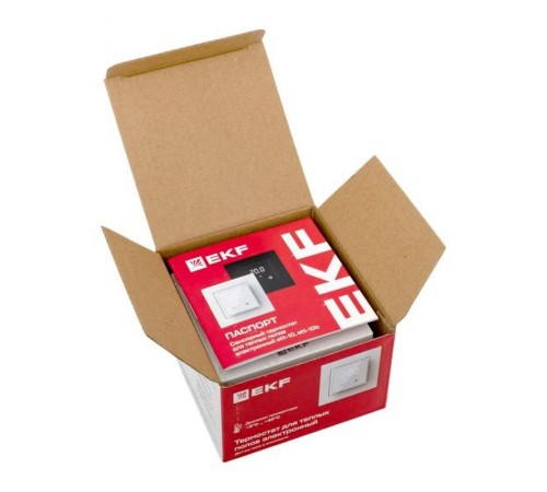 Термостат для теплых полов электронный белый 16 A 230В EKF  ett-10  EKF