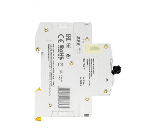 Выключатель автоматический трехполюсный M06N 3P B 1А 6кА ARMAT  AR-M06N-3-B001  IEK