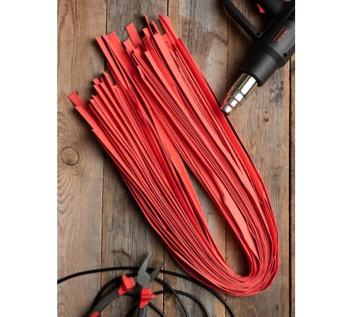 Термоусаживаемая трубка ТУТ нг 8/4 красная EKF PROxima  tut-8-r-1m  EKF