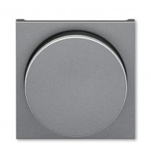 ABB Levit Сталь / дымчатый чёрный Накладка для светорегулятора поворотного  3294H-A00123 69  2CHH940123A4069  ABB