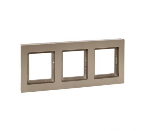 3 - местная рамка, IP44, шампань, пластик Эпика  UP1-FPC-03-44 EKF
