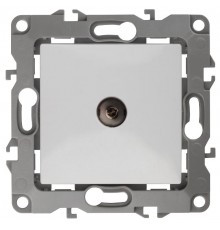 Розетка TV 12-3102-01 проходная,  белый  Б0027431  ЭРА