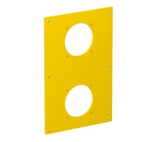 Накладка блока питания VH для монтажа устройств, 160x105x3 мм (ПВХ,желтый) (VHF-P8)  6109879  OBO Bettermann