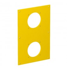 Накладка блока питания VH для монтажа устройств, 160x105x3 мм (ПВХ,желтый) (VHF-P8)  6109879  OBO Bettermann