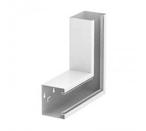 Плоский угол кабельного канала Rapid 80 90x110 мм (сталь,светло-серый) (GS-SFS90110LGR)  6277122  OBO Bettermann