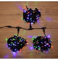 Гирлянда "LED ClipLight" 24V, 3 нити по 20 м, свечение с динамикой, цвет диодов Мульти  323-309  NEON-NIGHT