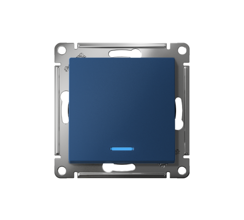 AtlasDesign Аквамарин Выключатель 1-клавишный с подсветкой, сх.1а, 10АХ, механизм, быстрозажимные клеммы,АКВАМАРИН  ATN001113S  SE