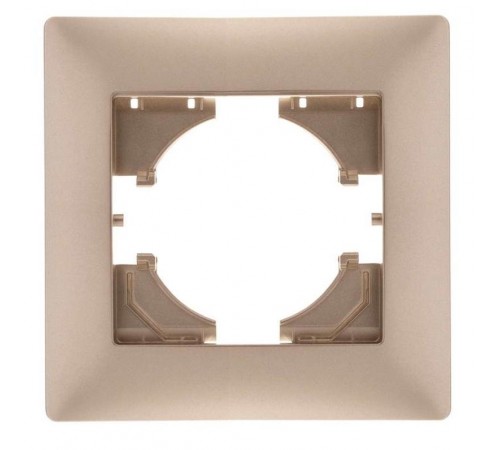 Bravo РАМКА 1-местная,  цвет шампань  С1010-027  GUSI Electric
