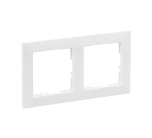 SUNO Рамка декоративная универсальная 2-постовая Цвет "Белый"  721502  Legrand