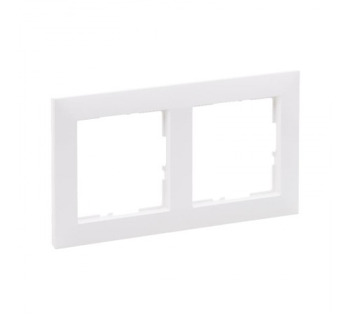 SUNO Рамка декоративная универсальная 2-постовая Цвет "Белый"  721502  Legrand