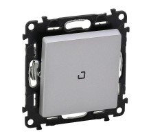 Valena LIFE DIY Алюминий Выключатель 1-клавишный с подсветкой 10А 250В  752610  Legrand