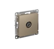 AtlasDesign Шампань Розетка TV оконечная 1DB, механизм  ATN000591  SE